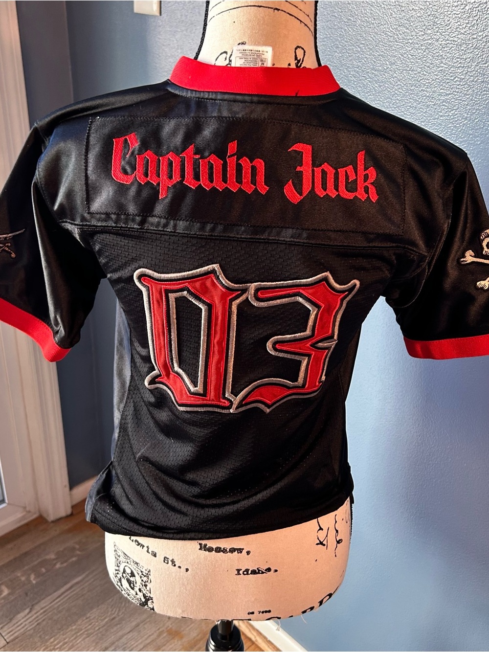 Disney Pirates Of The Caribbean Football Jersey top